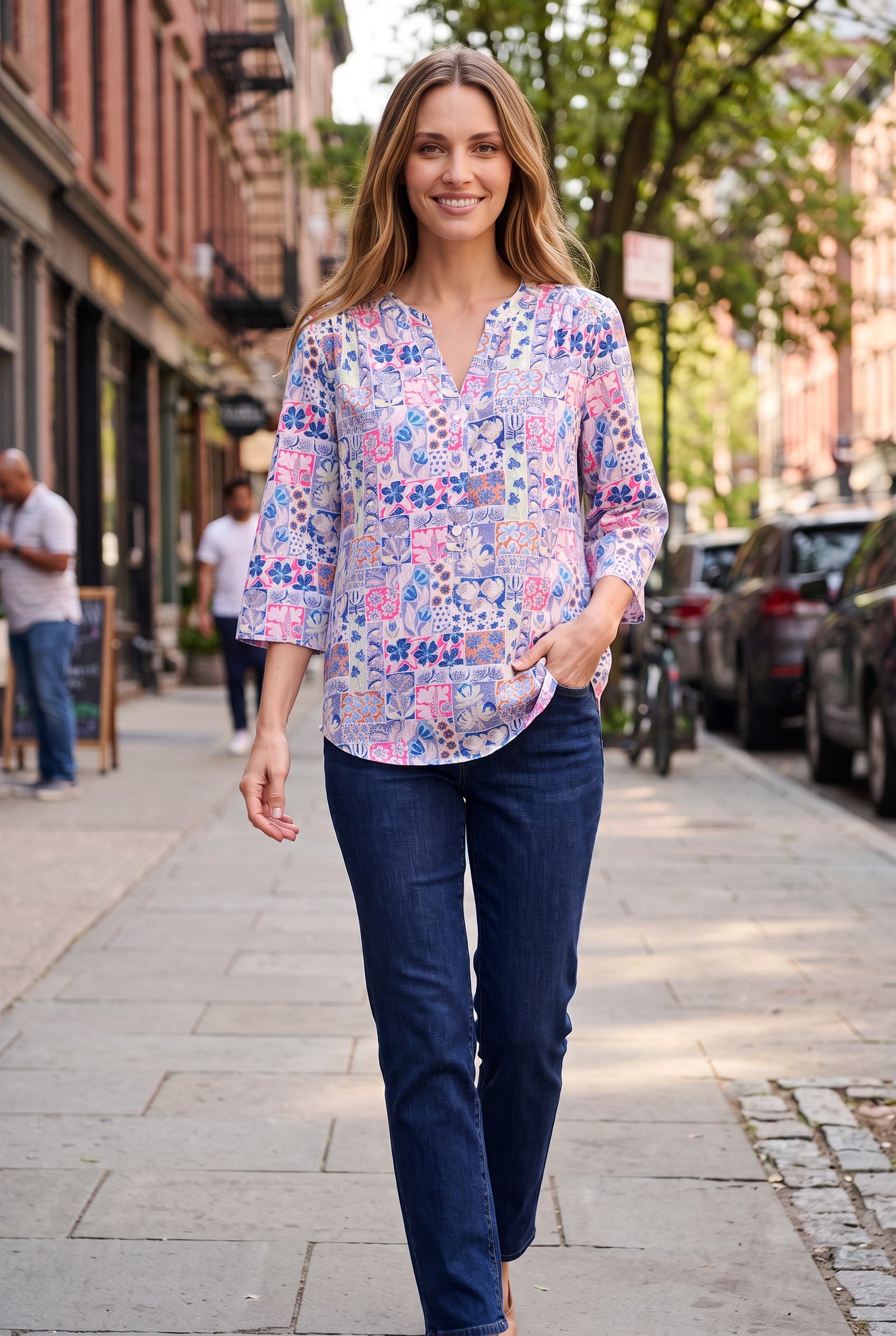 Nadia 3/4 sleeve shirt