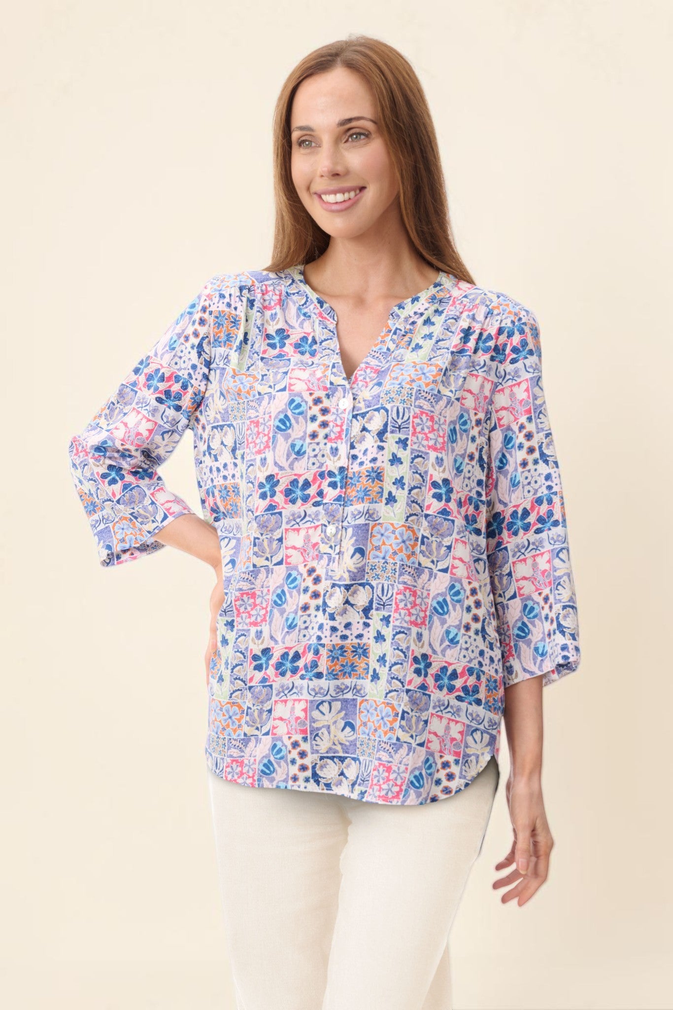 Nadia 3/4 sleeve shirt
