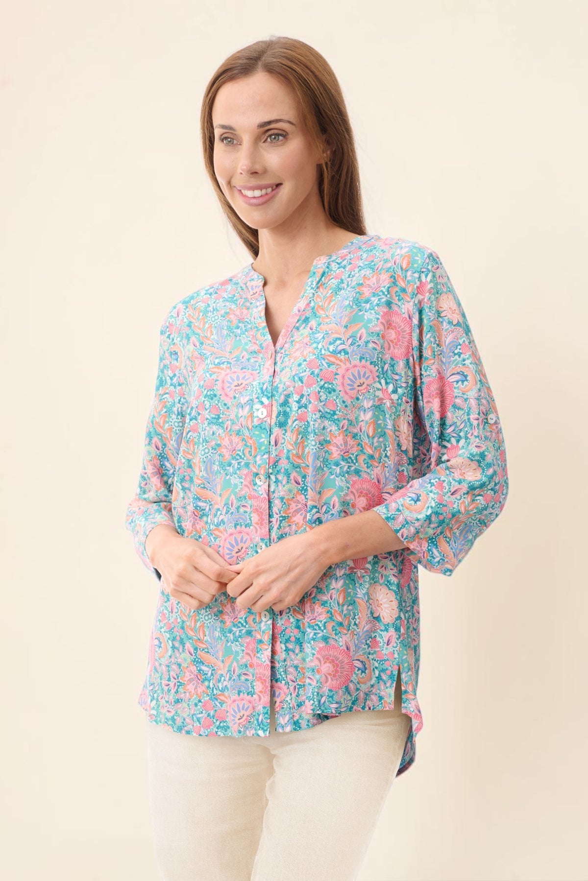 Sofia 3/4 sleeve shirt