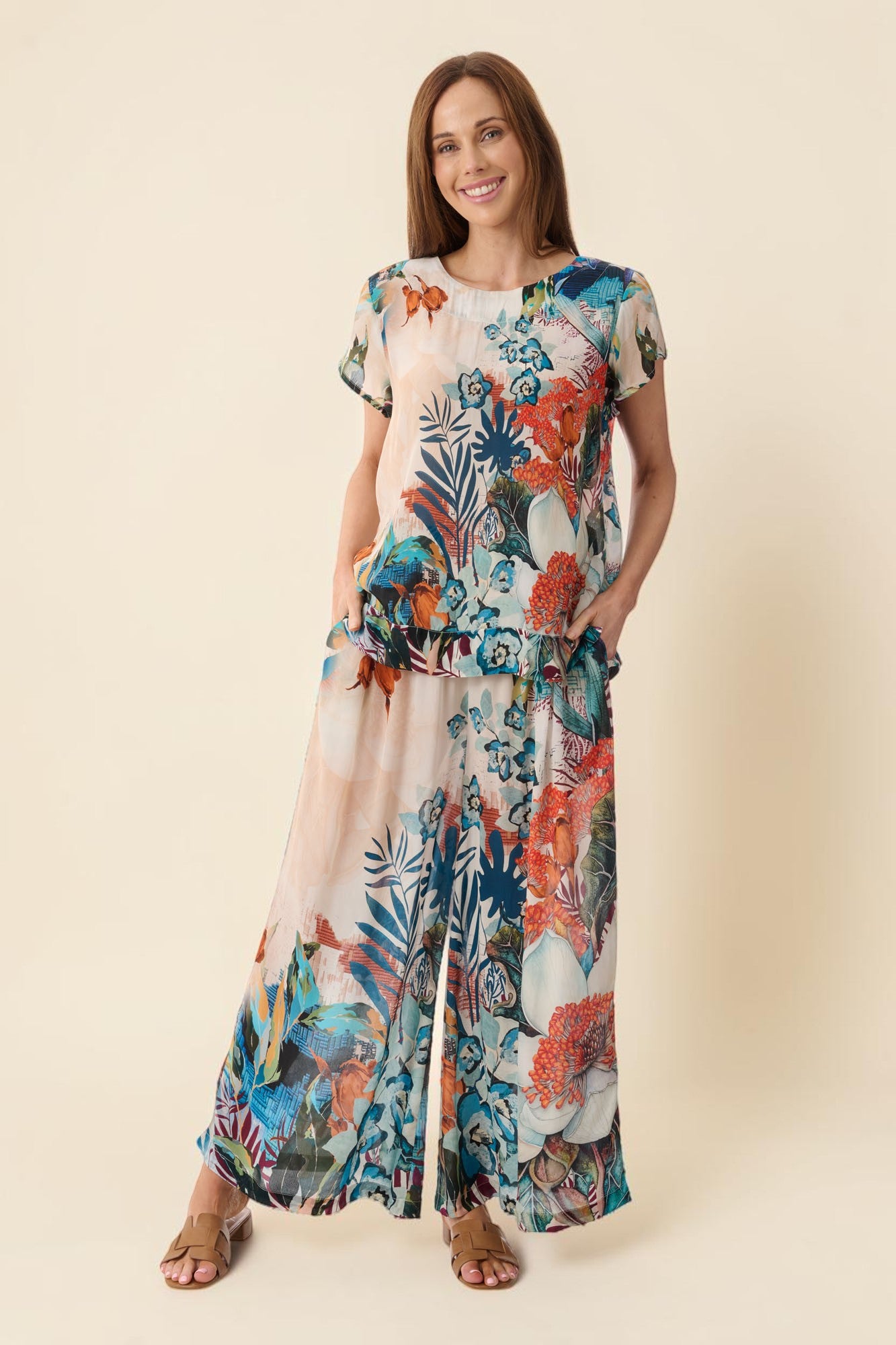 Emma print top