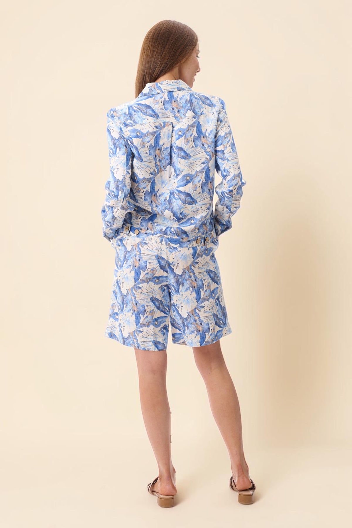 Lucy print shorts