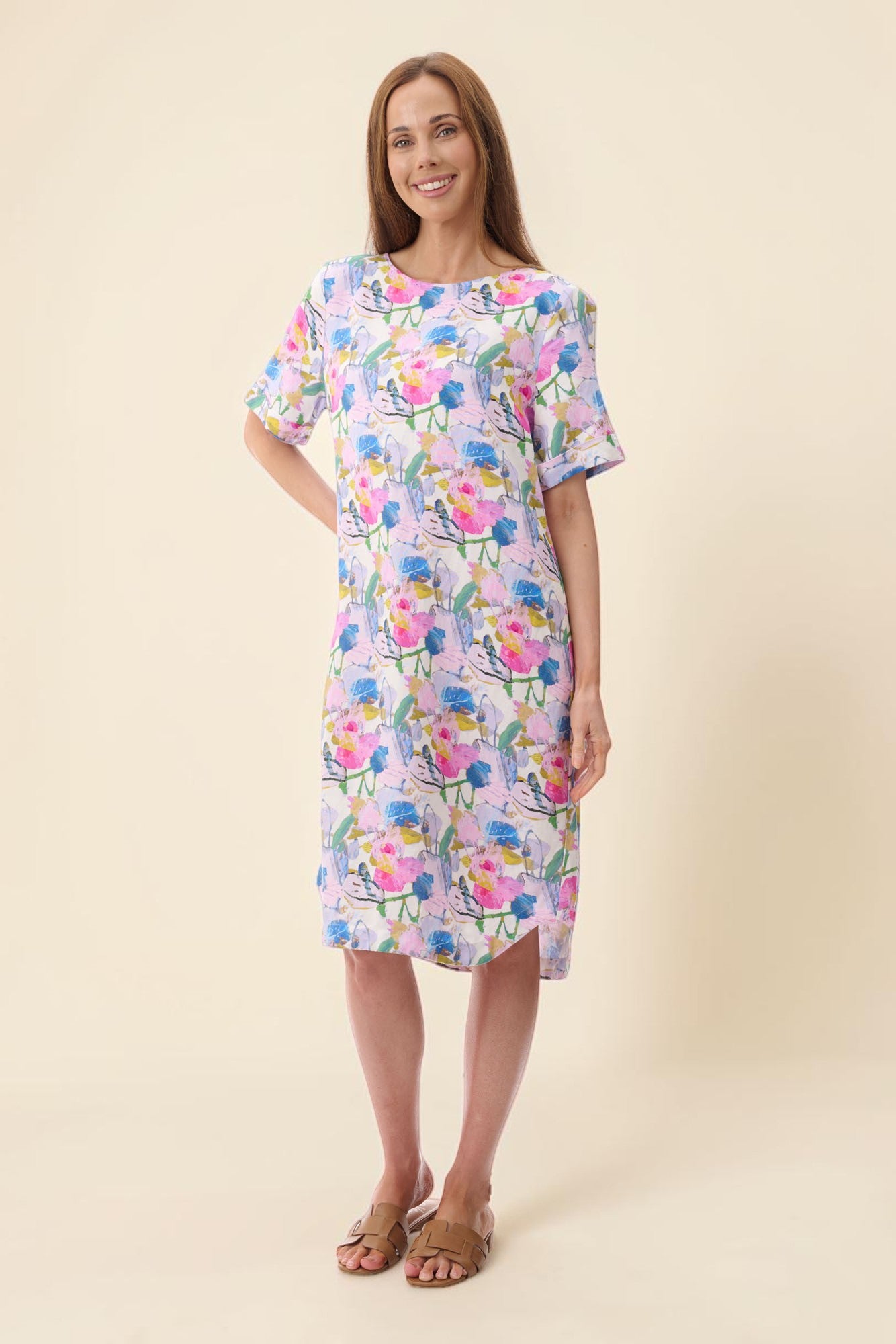 Carla print dress