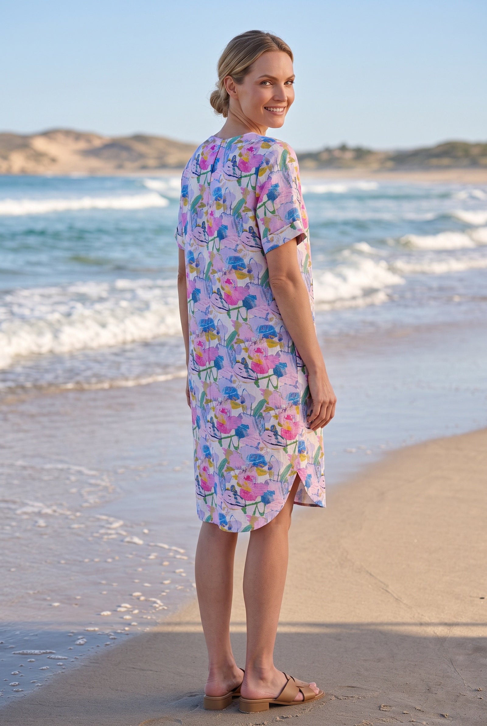 Carla print dress