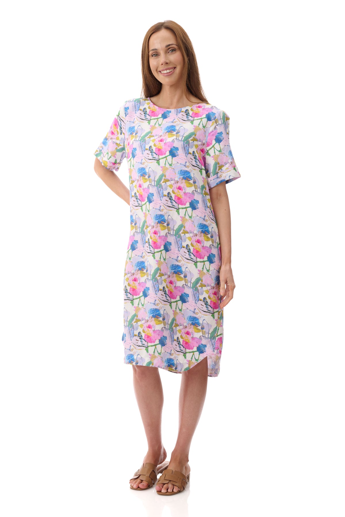 Carla print dress