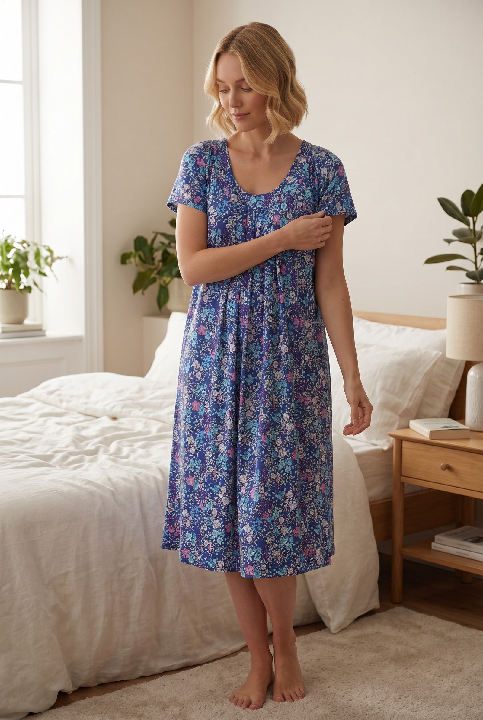 Quart Short sleeve short nightie