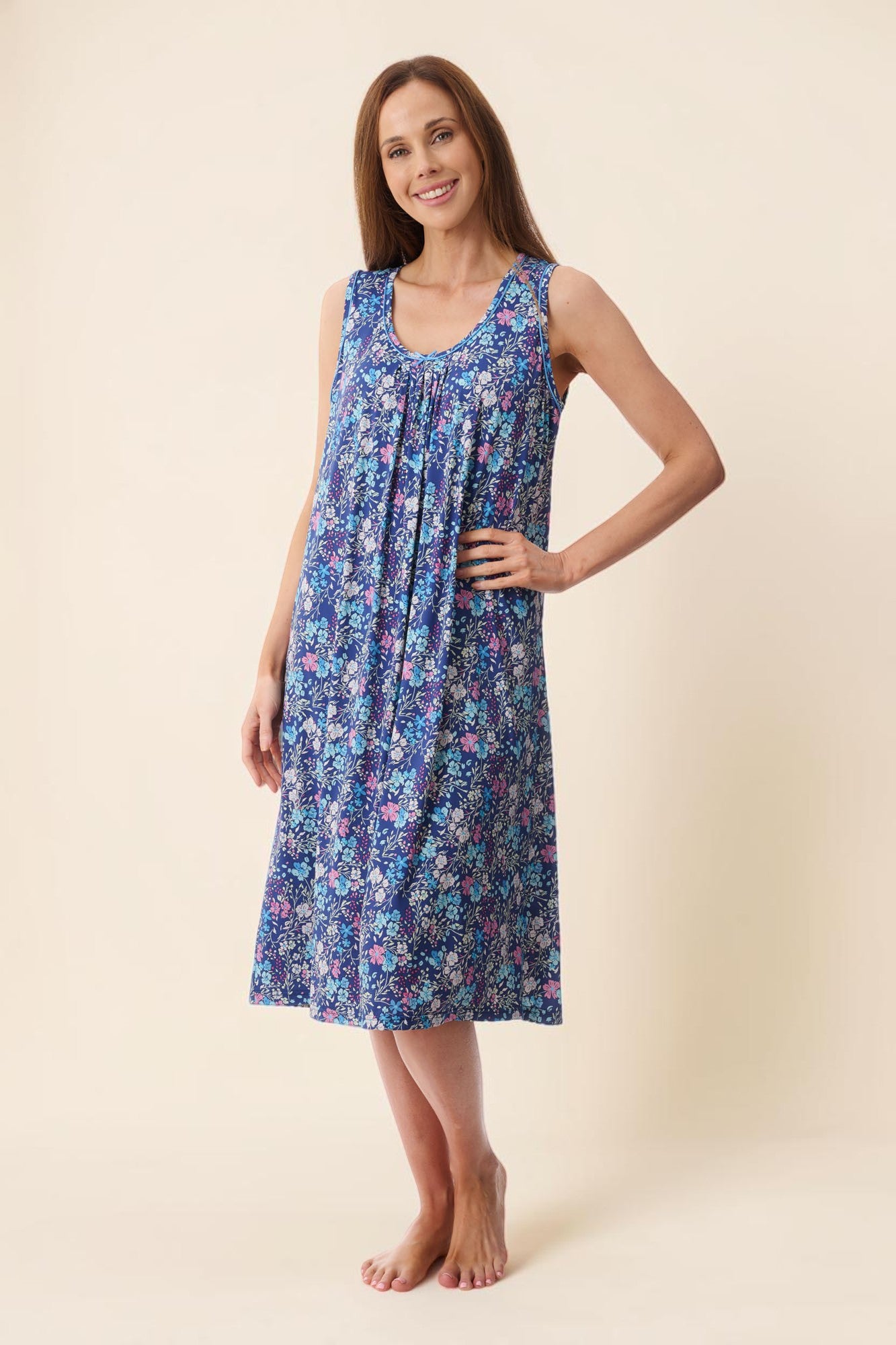 Quart Sleeveless short nightie