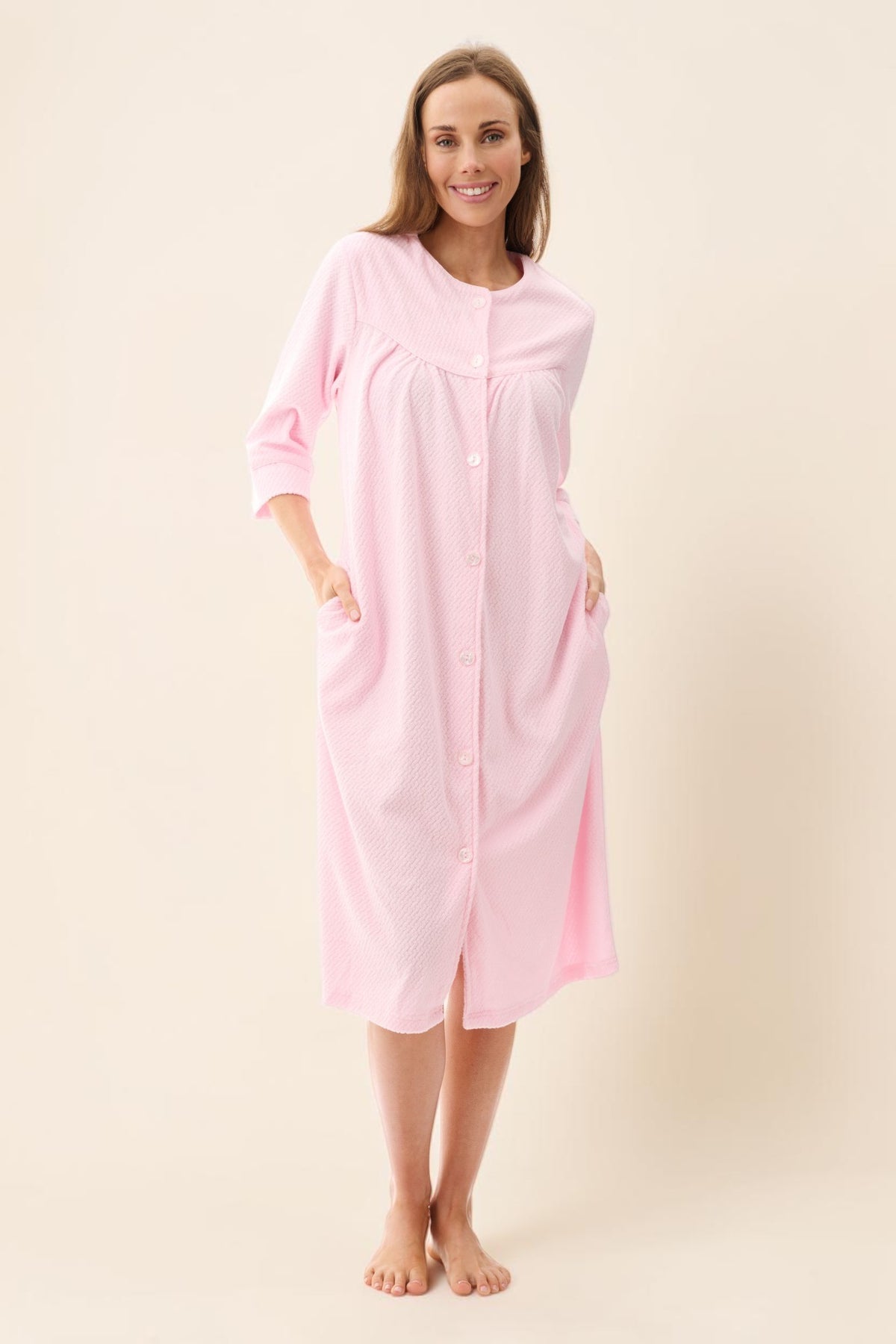 Jacquard Short Gown