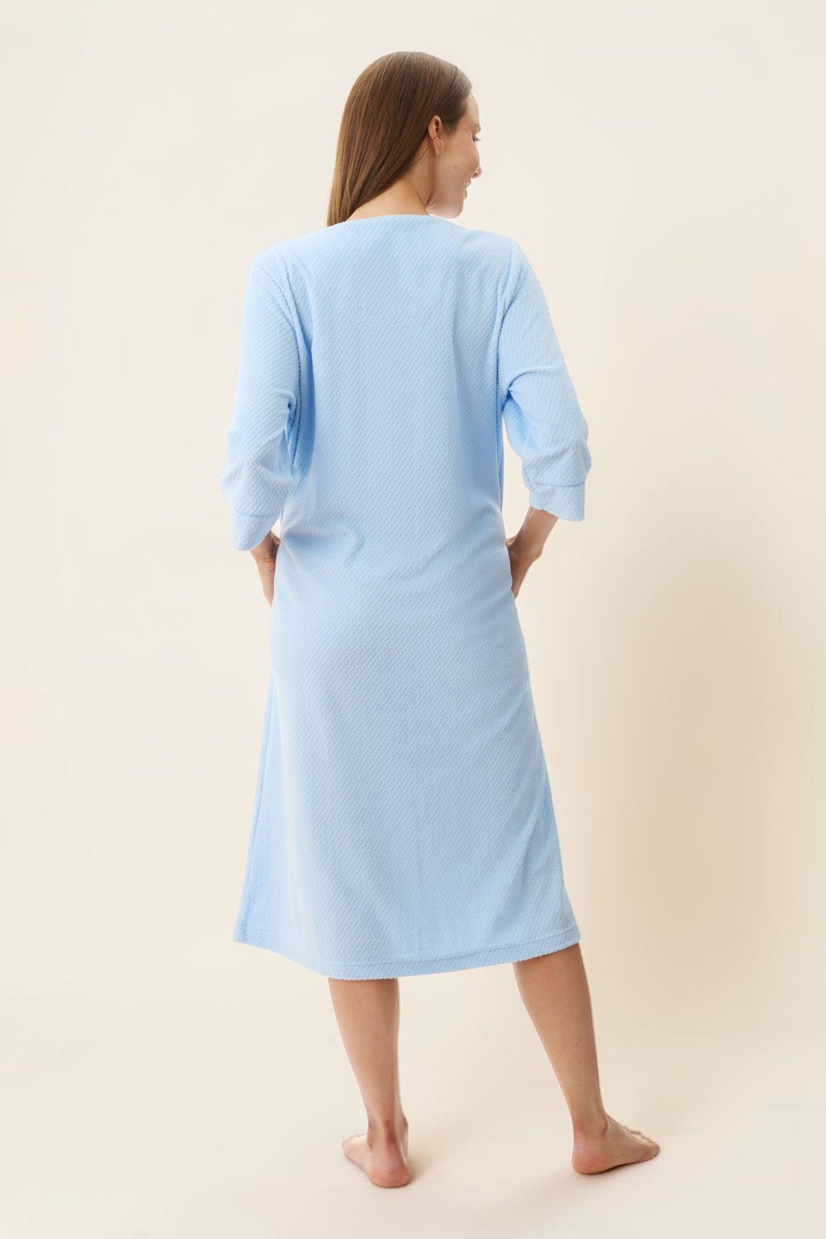 Jacquard Short Gown