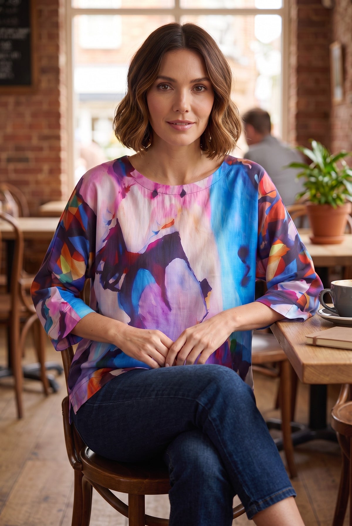 Edith dolman sleeve top