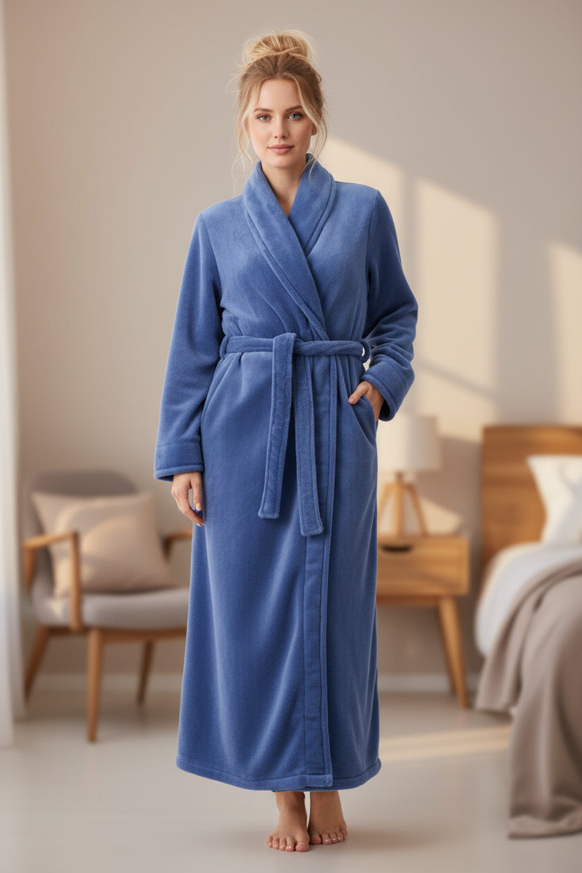ladies long winter dressing gowns australia wrap Lulu Stars Align Dress Black Color:Light Blue/Silver