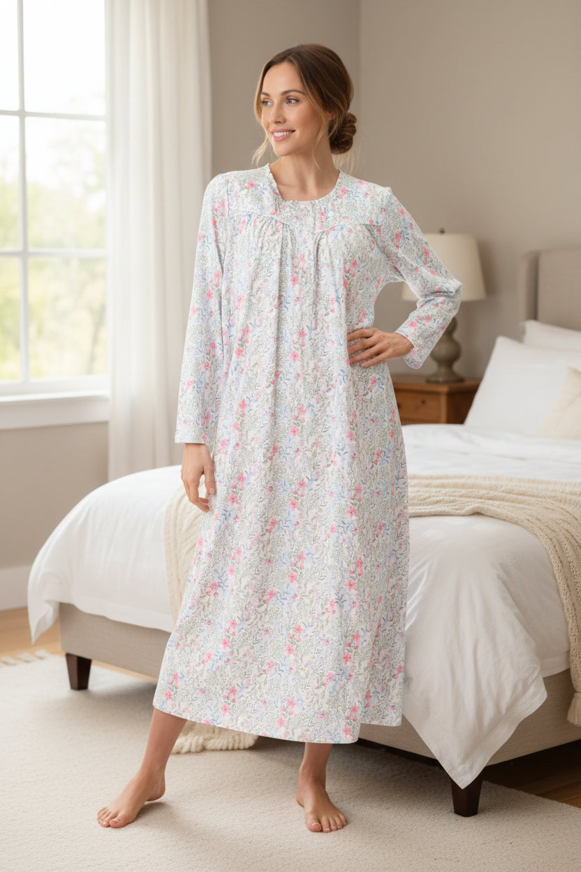 7LP37V - Vicky long nightie