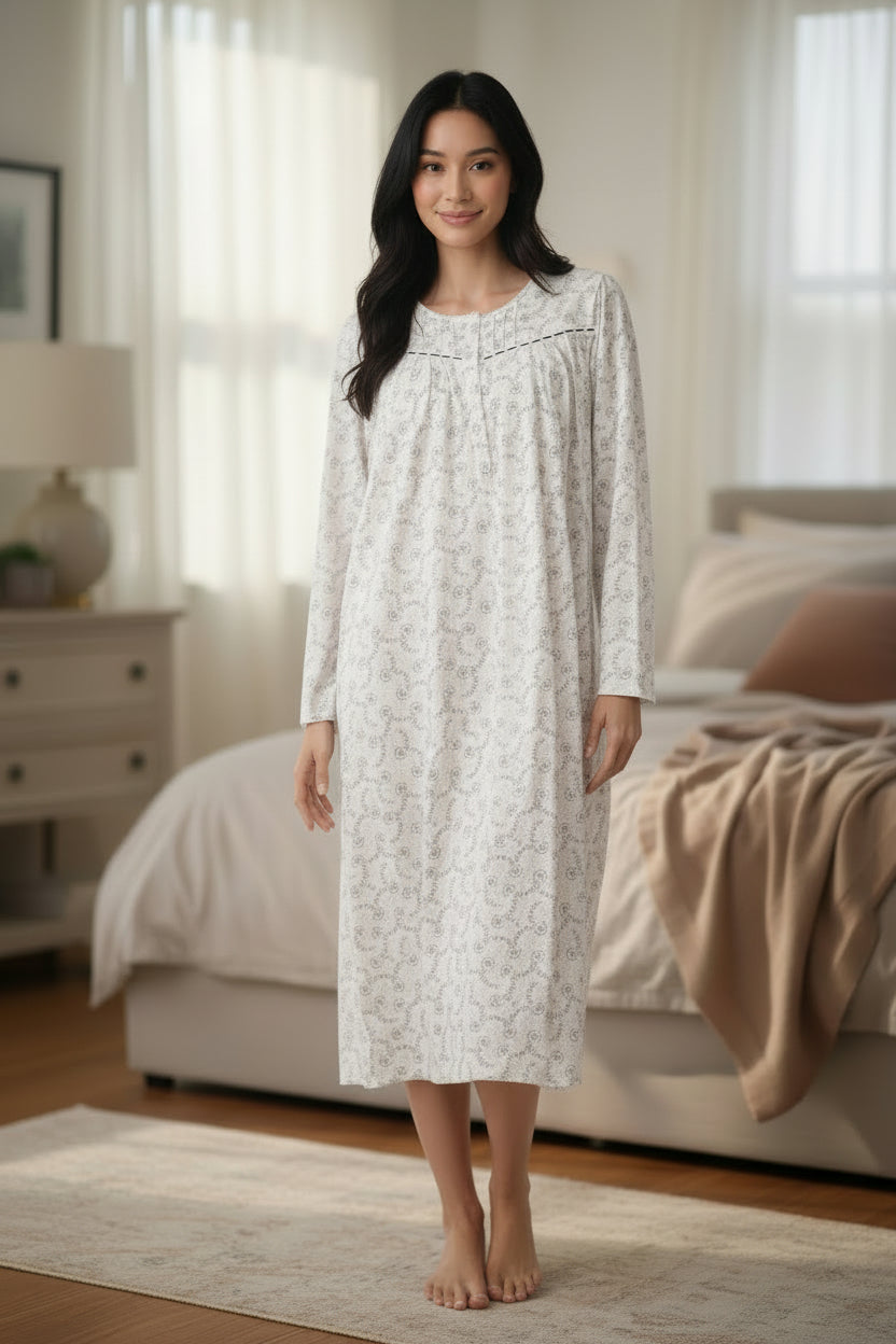 7LP66N - Nadia mid nightie