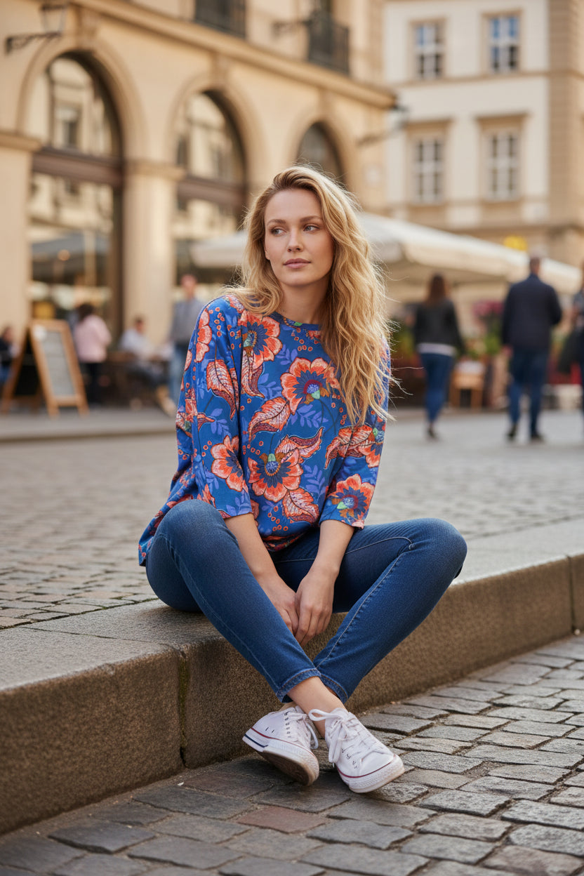 7LY04F - Fisher print top