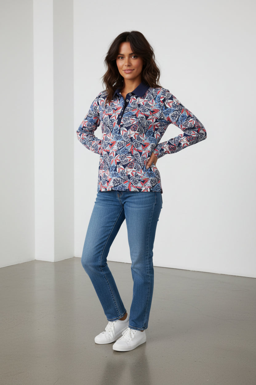 Smith print polo