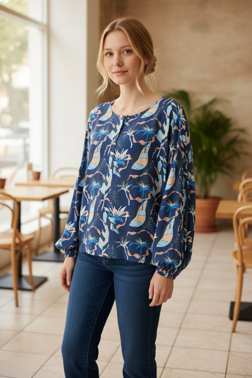 Davies dolman sleeve blouse