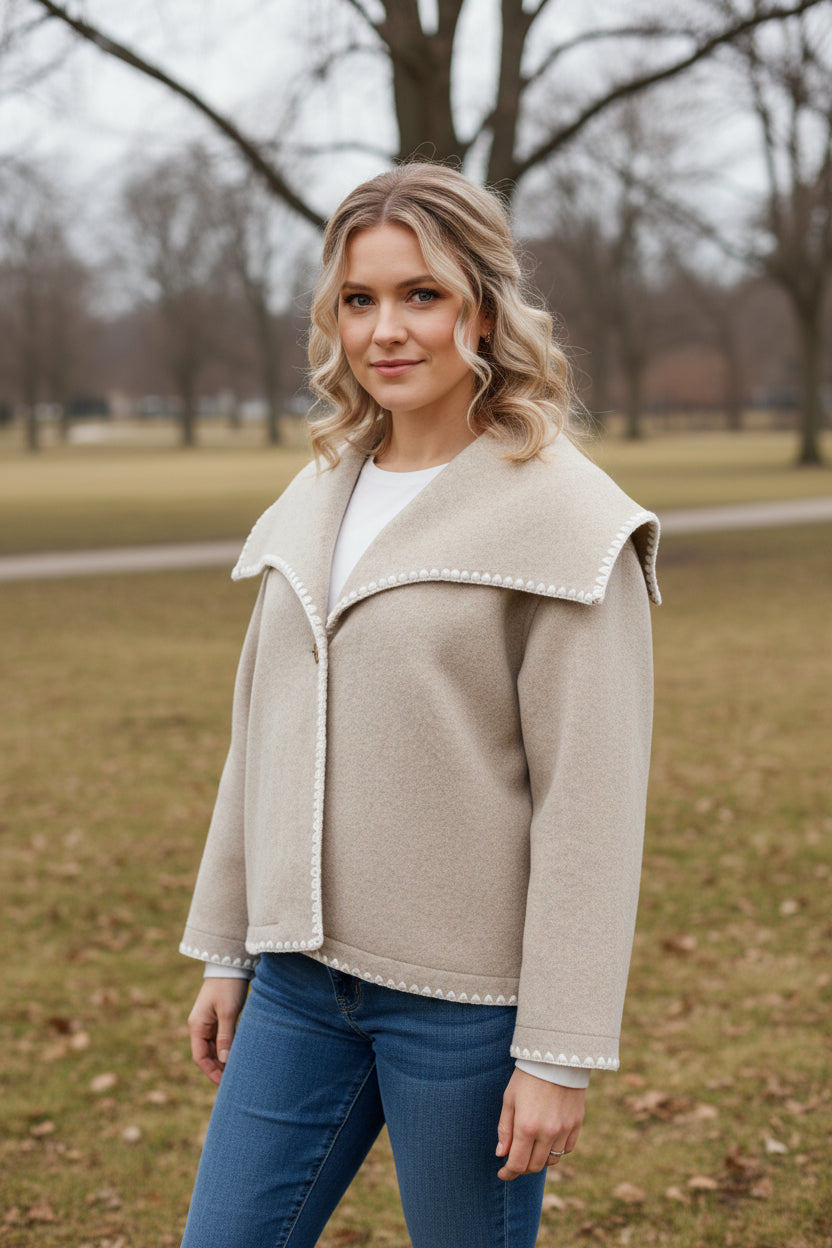 Shawl collar jacket