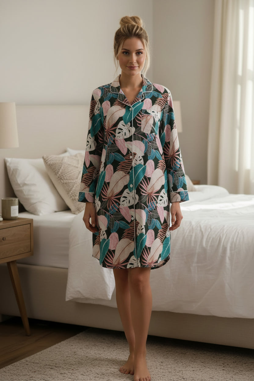 Lulu Flannelette short sleepshirt