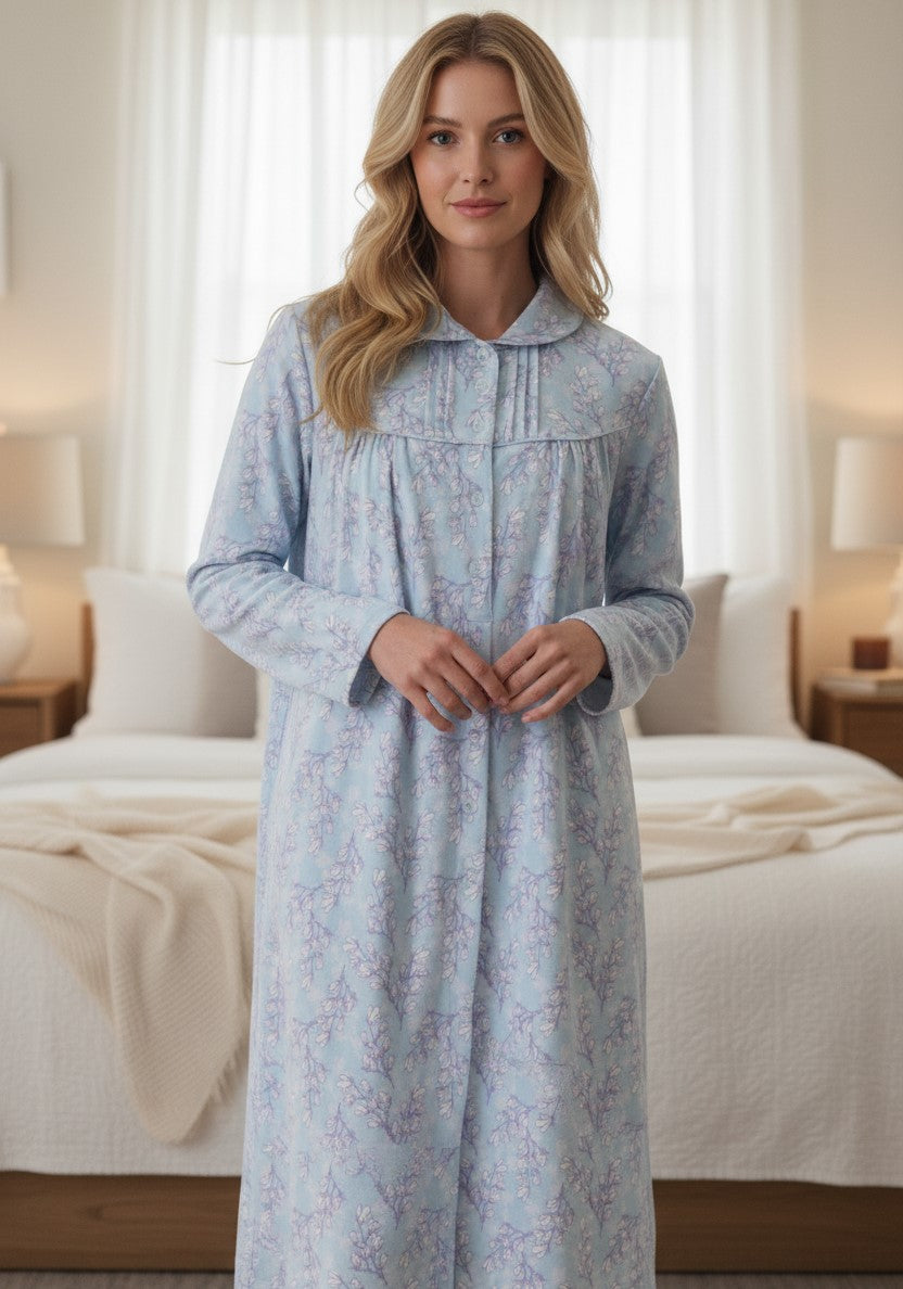 7FL88J - Jamie long collared nightie